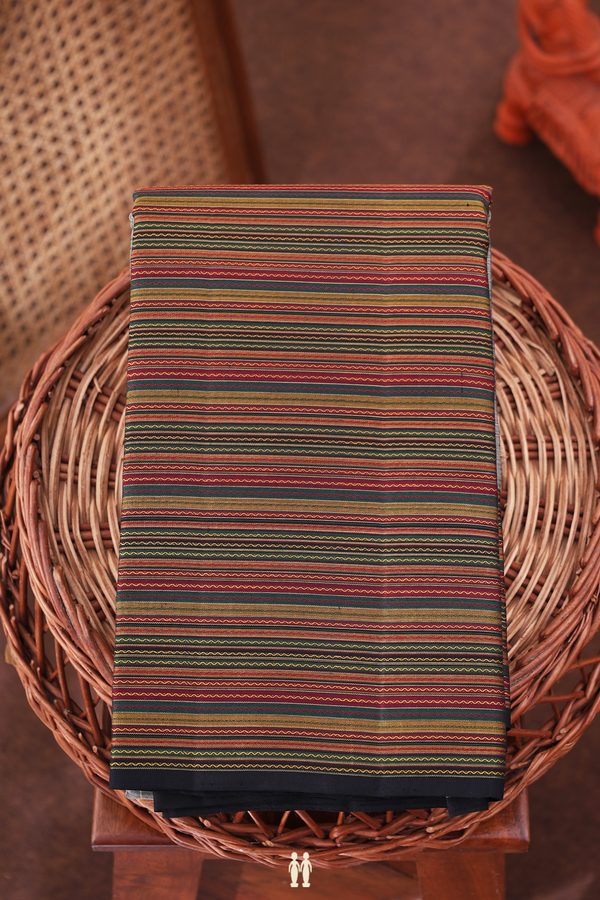 Kanchipuram Silk Saree In Grey With Checks Design