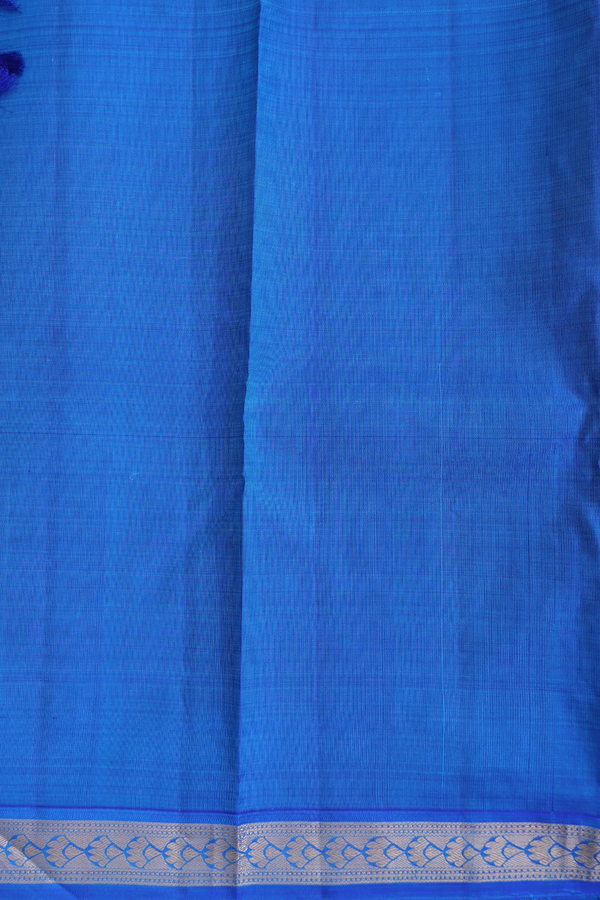 Kanchipuram Silk Saree In Honey Orange With Brocade Design