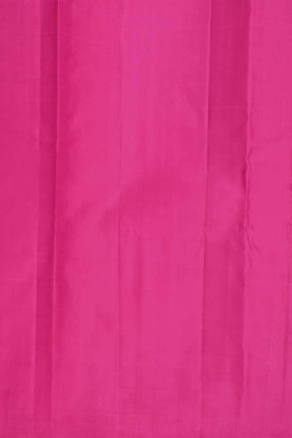 Kanchipuram Silk Saree In Honey Yellow With Floral Buttas