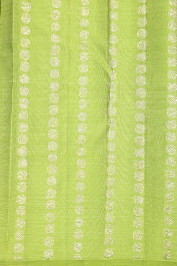 Kanchipuram Silk Saree In Lavender With Stripes Design