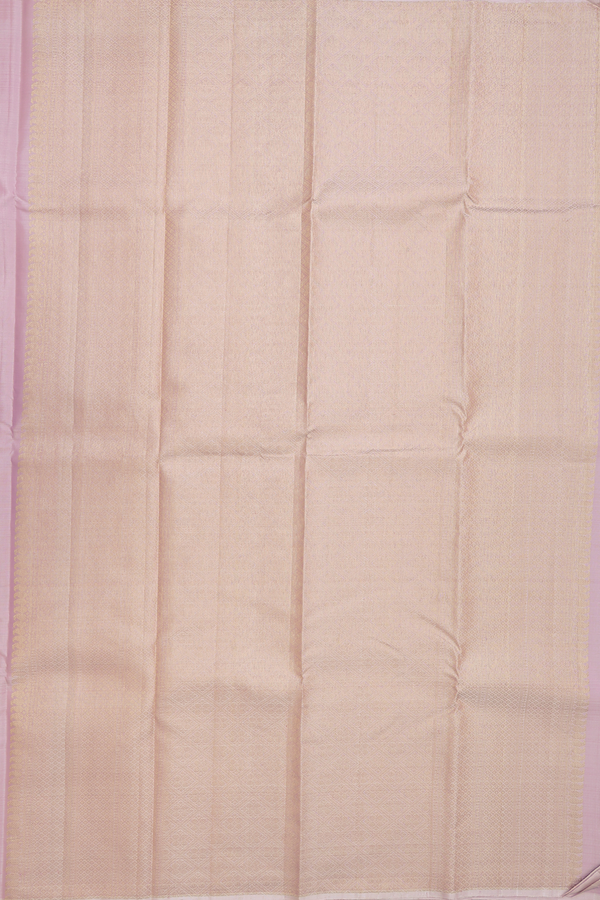 Kanchipuram Silk Saree In Light Pink With Mandala Design