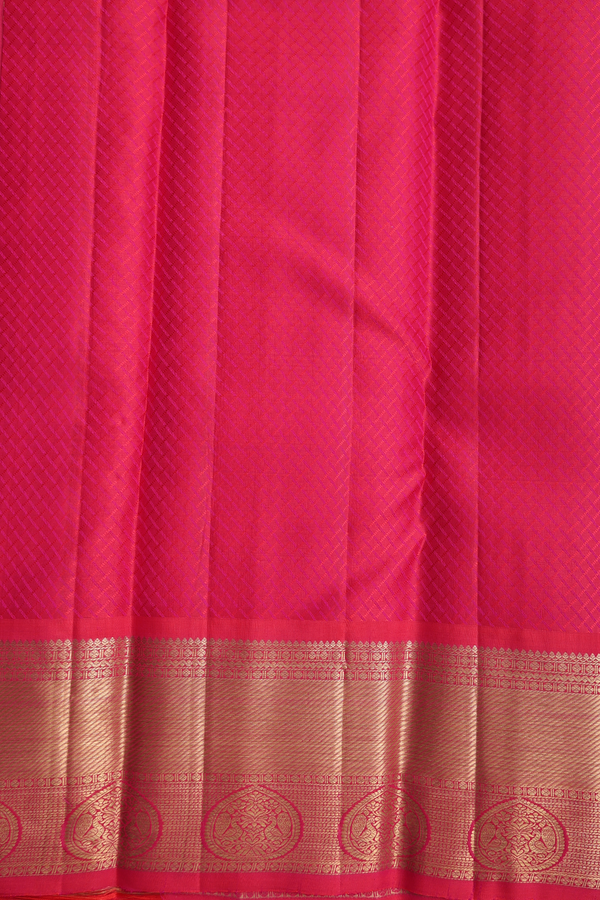 Kanchipuram Silk Saree In Lime Green With Brocade Design