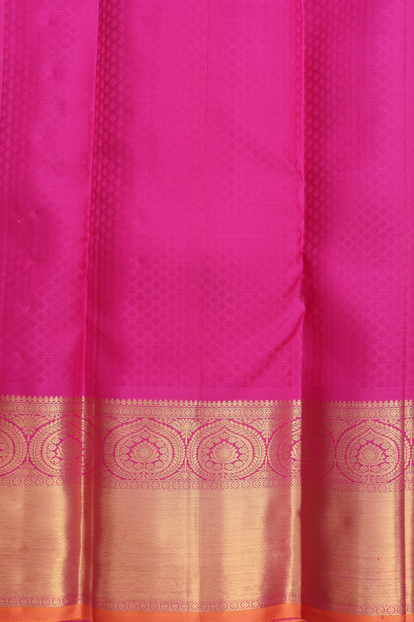 Kanchipuram Silk Saree In Lime Green With Brocade Design