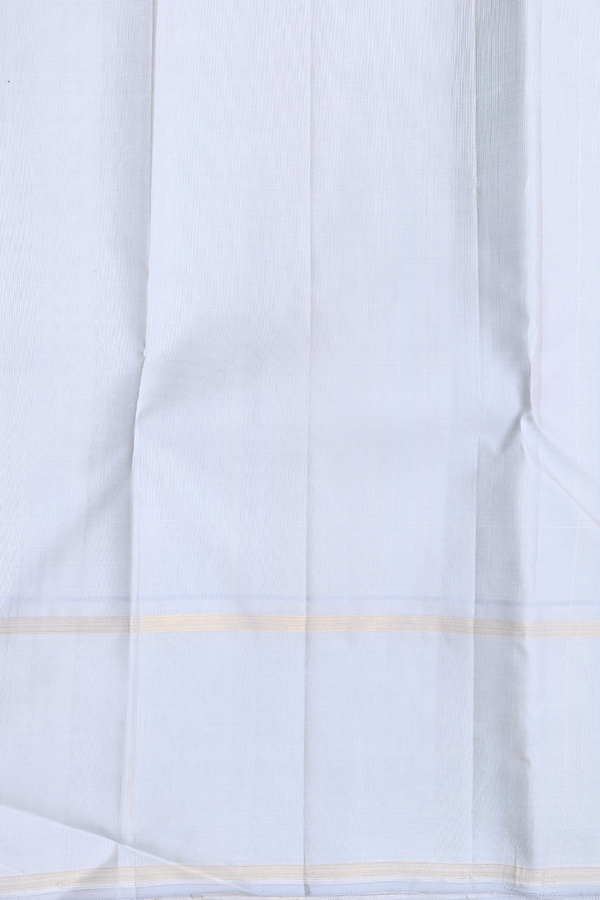 Kanchipuram Silk Saree In Magenta With Checks Design