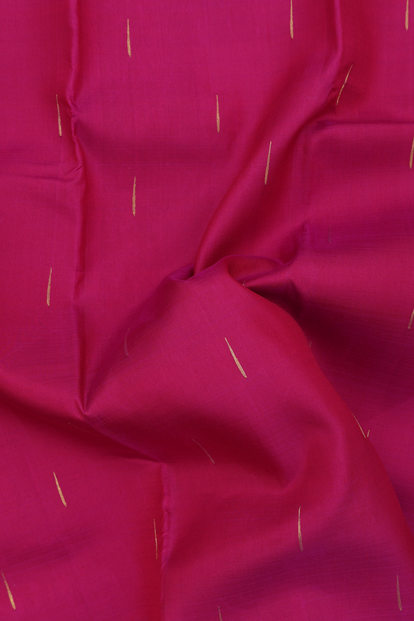 Kanchipuram Silk Saree Deep Mulberry With Malli Moggu Buttas