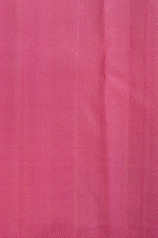 Kanchipuram Silk Saree In Magenta With Stripes Design