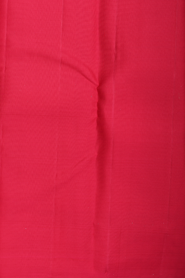 Kanchipuram Silk Saree In Maroon With Floral Buttas