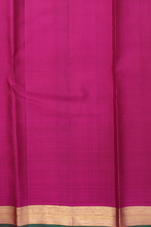 Kanchipuram Silk Saree In Maroon With Malli Moggu Buttas