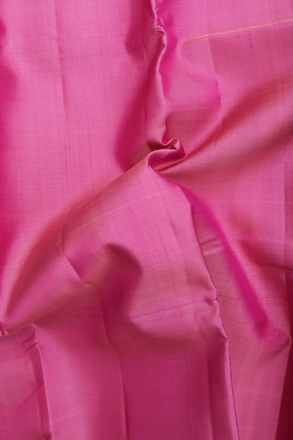 Kanchipuram Silk Saree In Mauve Pink With Contrast Border