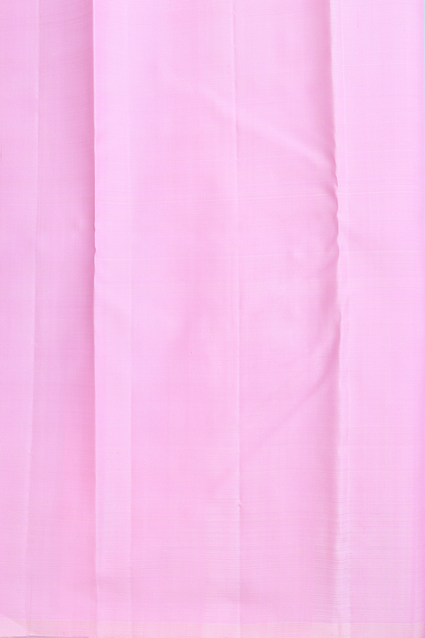 Kanchipuram Silk Saree In Mint Green With Temple Border