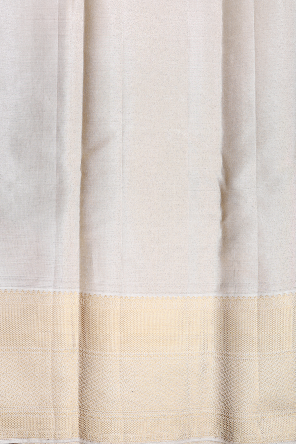 Kanchipuram Silk Saree In Multicolor Tissue With Peacock Design