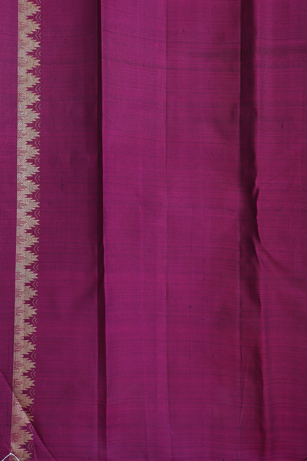 Kanchipuram Silk Saree In Multicolor With Allover Design