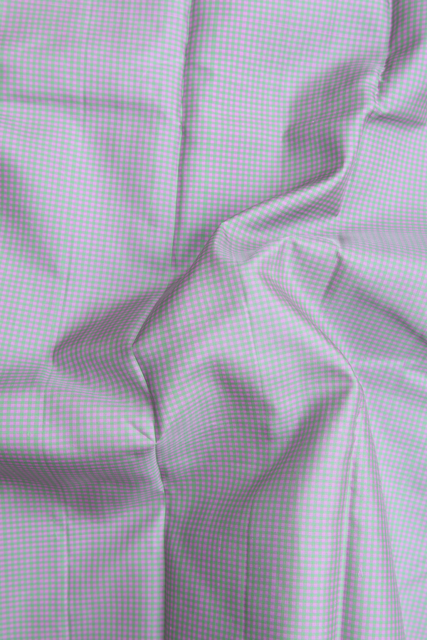 Kanchipuram Silk Saree In Multicolor With Checks Design