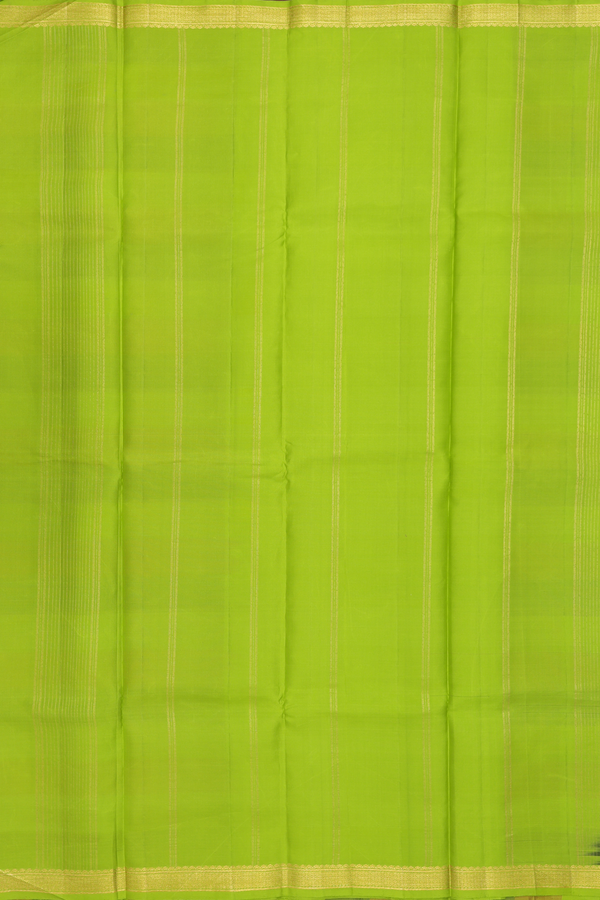 Kanchipuram Silk Saree In Multicolor With Checks Design