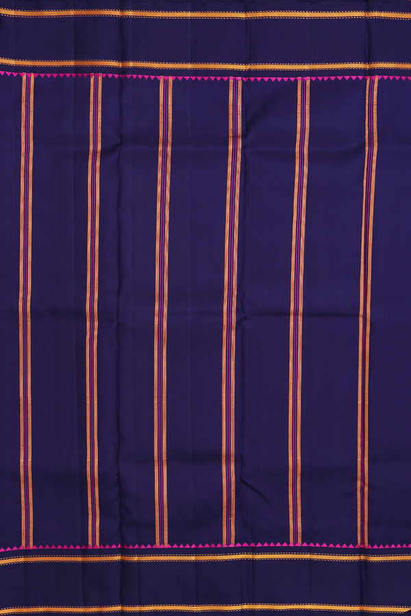 Kanchipuram Silk Saree In Multicolor With Checks Design