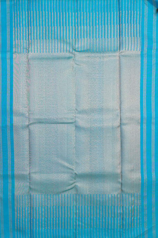 Kanchipuram Silk Saree In Multicolor With Checks Design