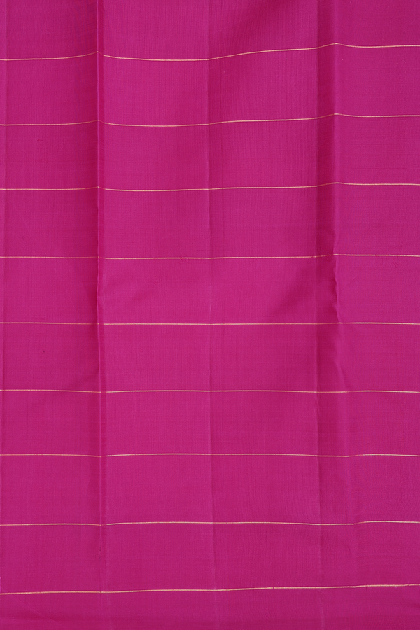Kanchipuram Silk Saree In Multicolor With Checks Design