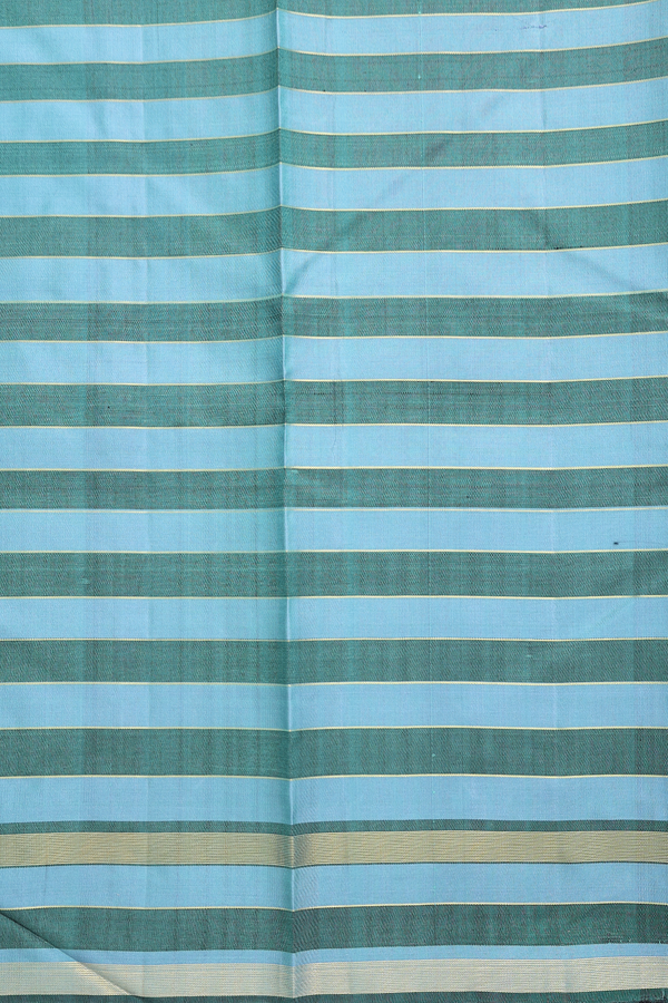 Kanchipuram Silk Saree In Multicolor With Checks Design