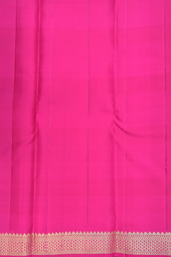 Kanchipuram Silk Saree In Multicolor With Checks Design