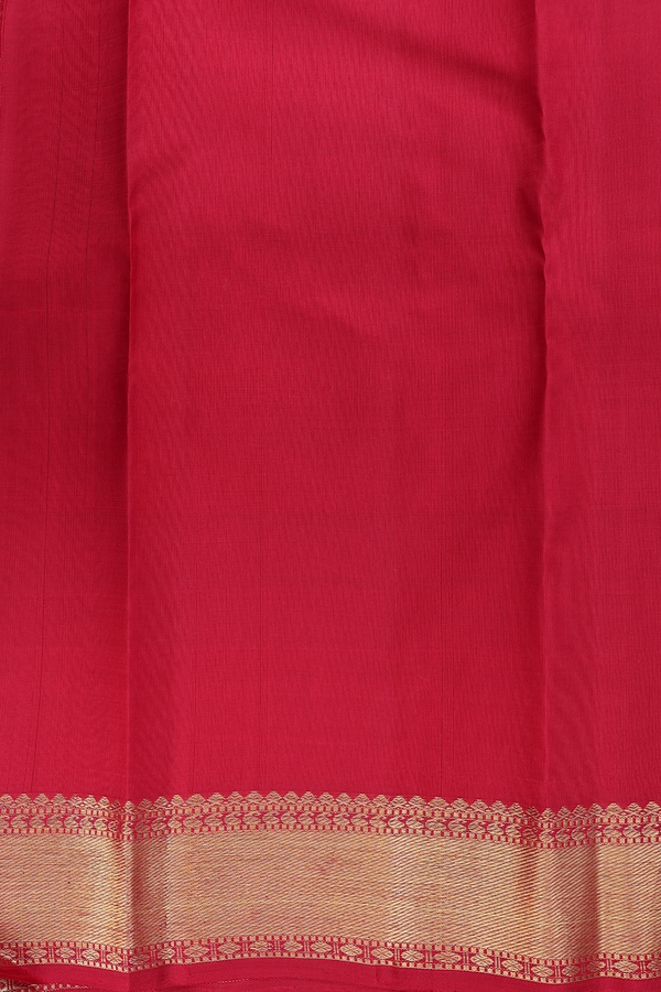 Kanchipuram Silk Saree In Multicolor With Checks Design