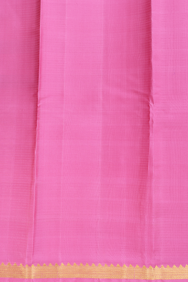 Kanchipuram Silk Saree In Multicolor With Checks Design