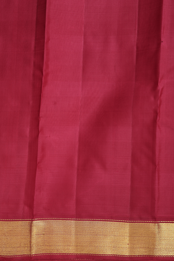 Kanchipuram Silk Saree In Multicolor With Checks Design