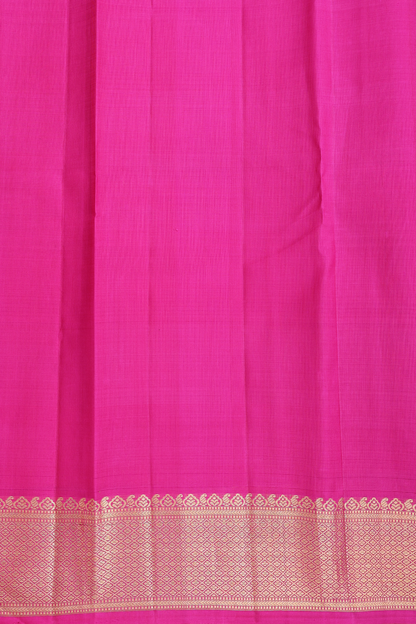 Kanchipuram Silk Saree In Multicolor With Checks Design