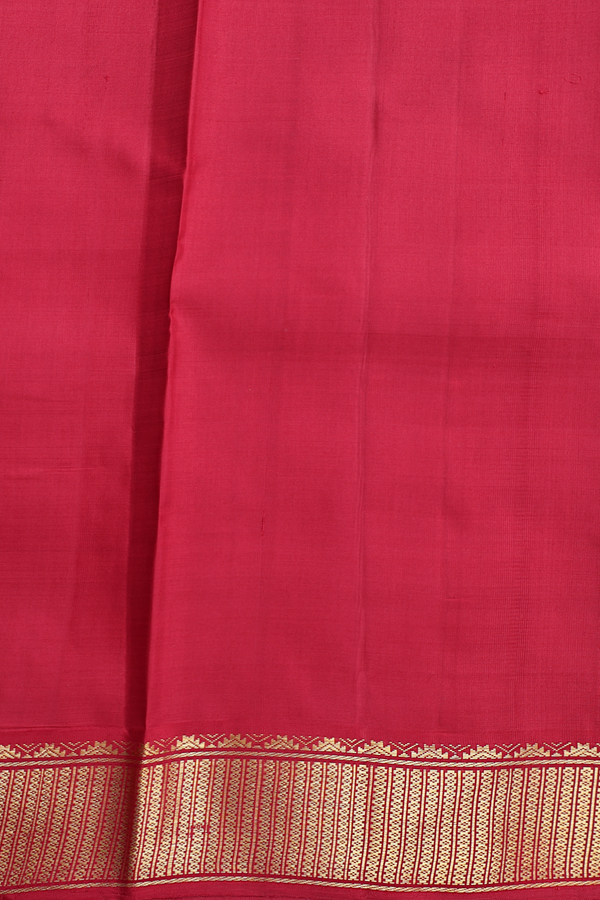 Kanchipuram Silk Saree In Multicolor With Checks Design