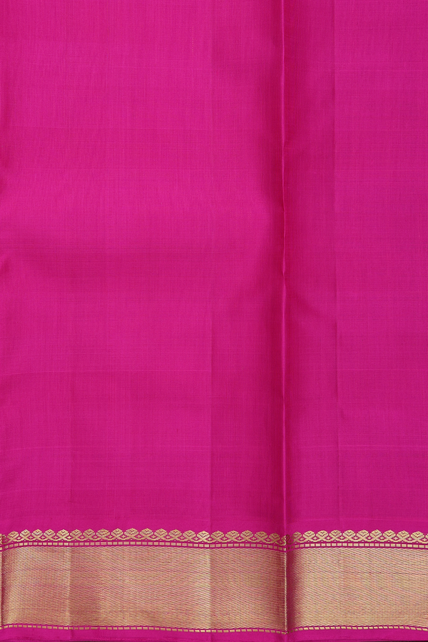 Kanchipuram Silk Saree In Multicolor With Checks Design