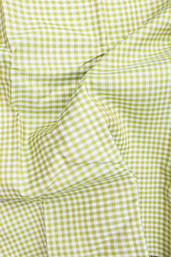 Kanchipuram Silk Saree In Multicolor With Checks Design