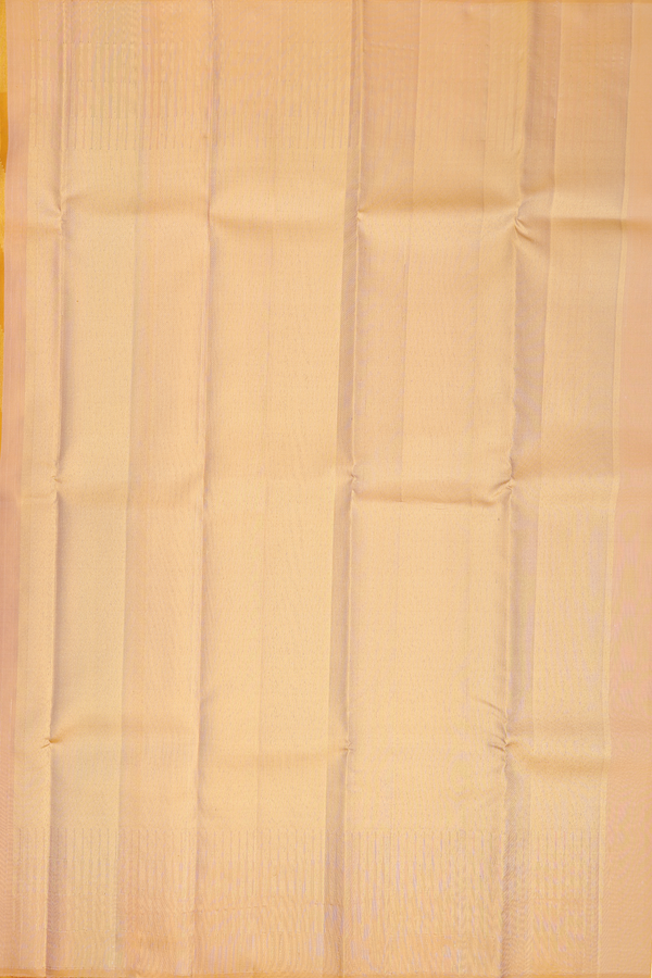 Kanchipuram Silk Saree In Multicolor With Chevron Design