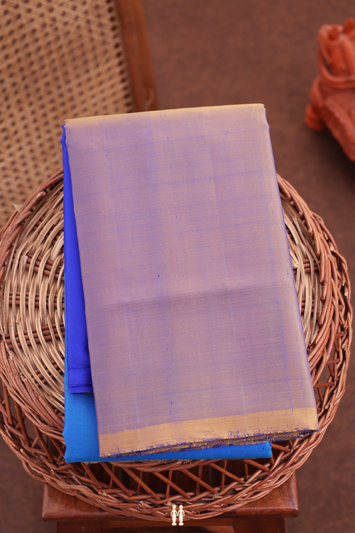 Kanchipuram Silk Saree In Multicolor With Muppagam Design