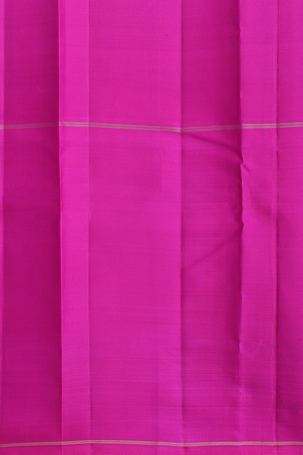 Kanchipuram Silk Saree In Multicolor With Muppagam Design