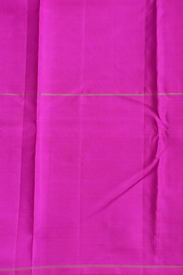 Kanchipuram Silk Saree In Multicolor With Muppagam Design