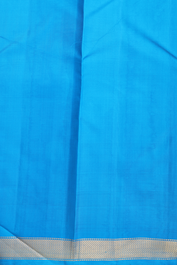 Kanchipuram Silk Saree In Multicolor With Stripes Design