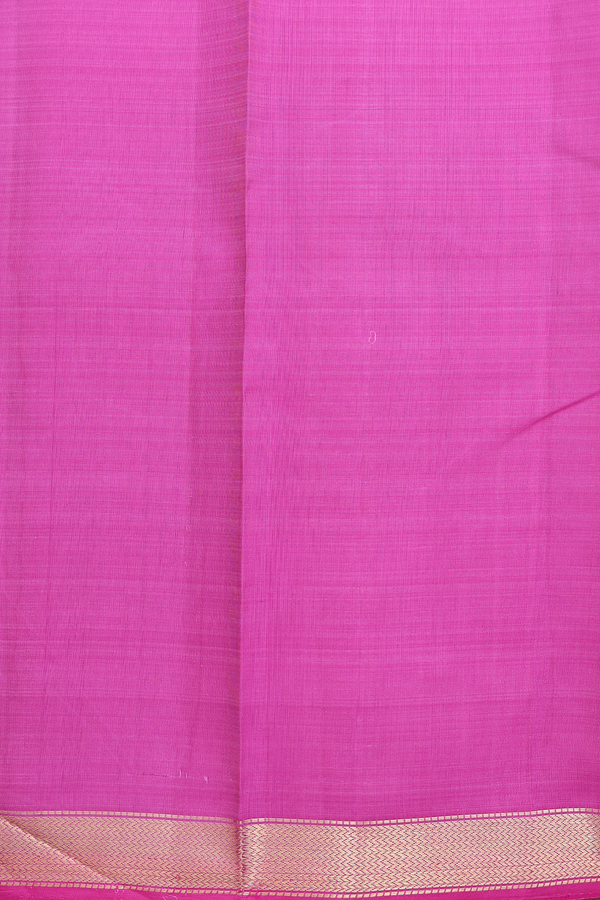 Kanchipuram Silk Saree In Multicolor With Stripes Design