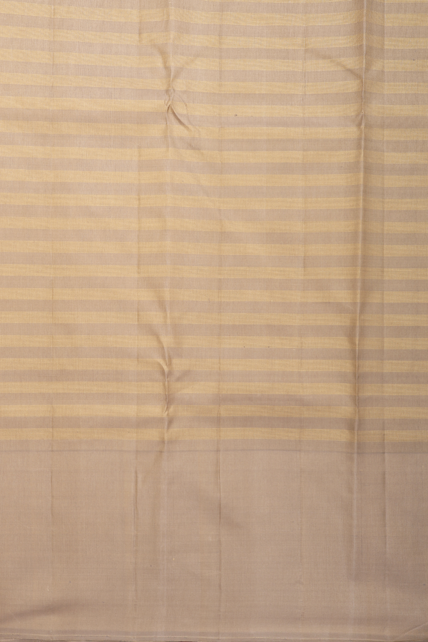 Kanchipuram Silk Saree In Multicolor With Stripes Design