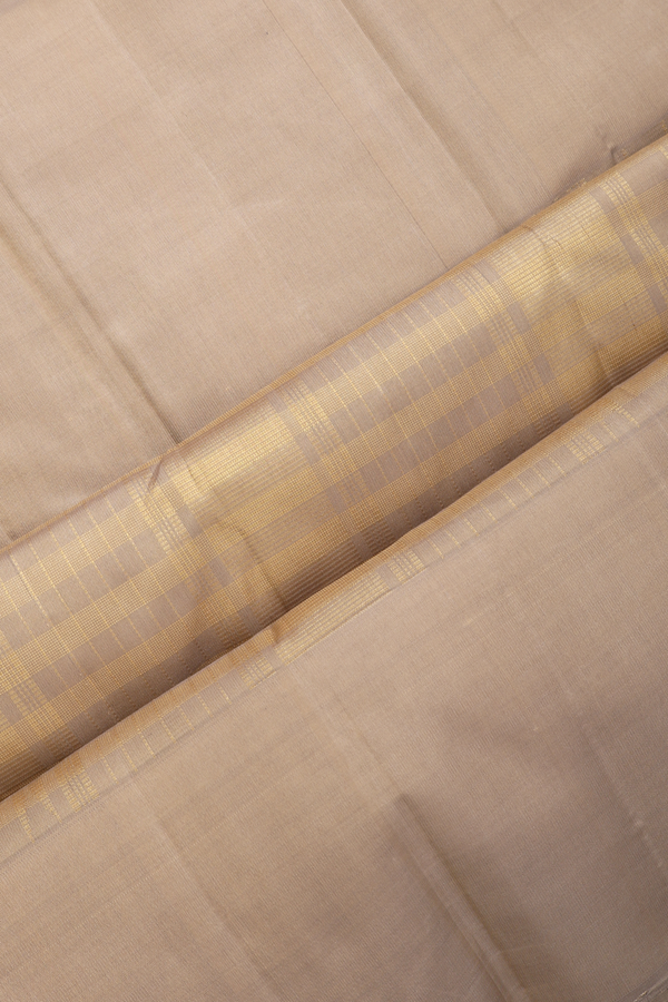 Kanchipuram Silk Saree In Multicolor With Stripes Design
