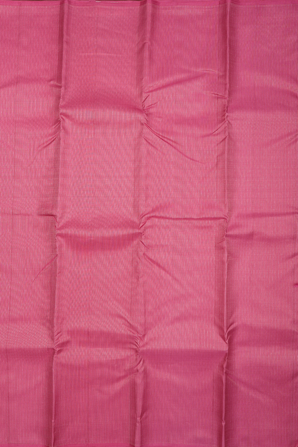 Kanchipuram Silk Saree In Orchid Pink With Stripes Design