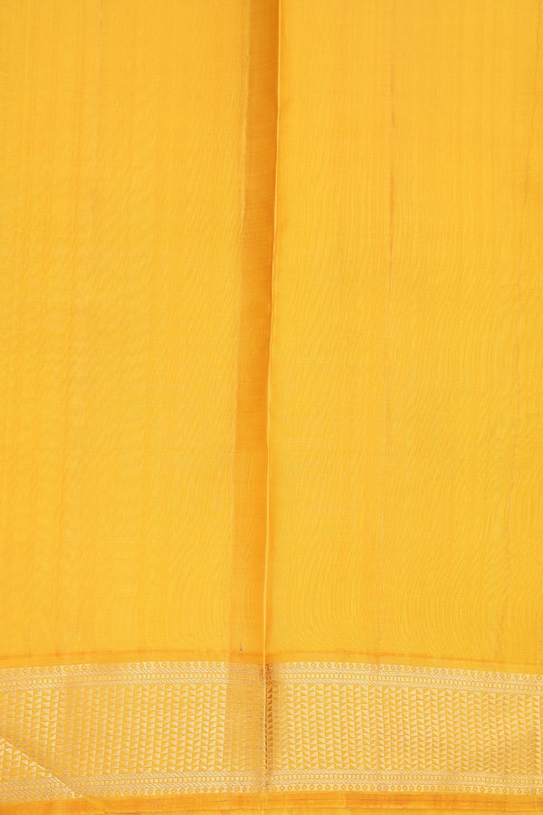 Kanchipuram Silk Saree In Parrot Green With Brocade Design