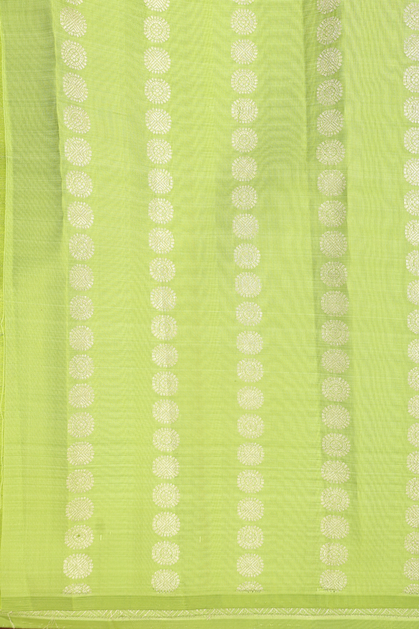 Kanchipuram Silk Saree In Pastel Pink With Stripes Design