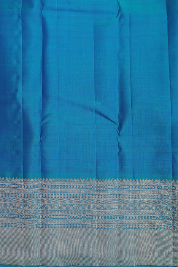 Kanchipuram Silk Saree In Pastel Pink With Zari Buttas