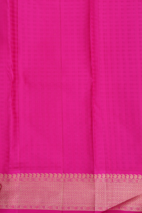 Kanchipuram Silk Saree In Pastel Purple With Checks Design