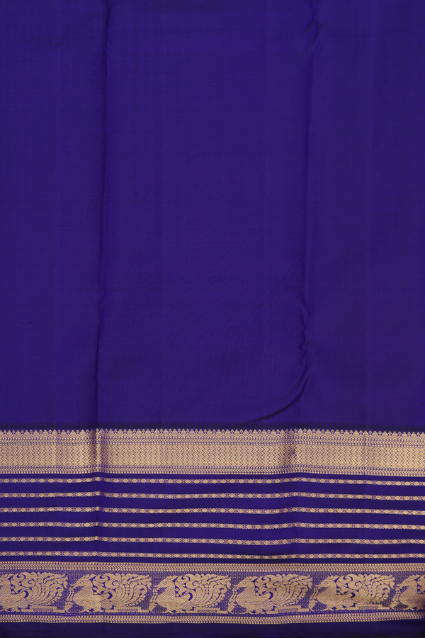 Kanchipuram Silk Saree In Peach Pink With Chakram Buttas