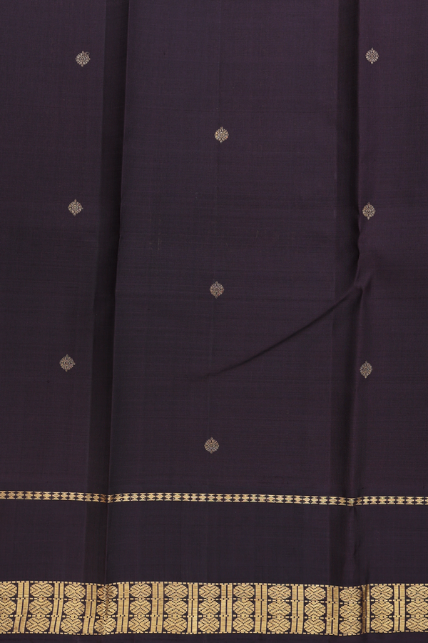 Kanchipuram Silk Saree In Pink With Checks Design