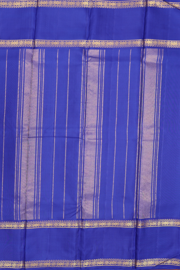 Kanchipuram Silk Saree In Pink With Checks Design