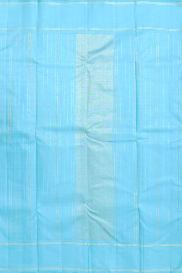 Kanchipuram Silk Saree In Pink With Checks Design