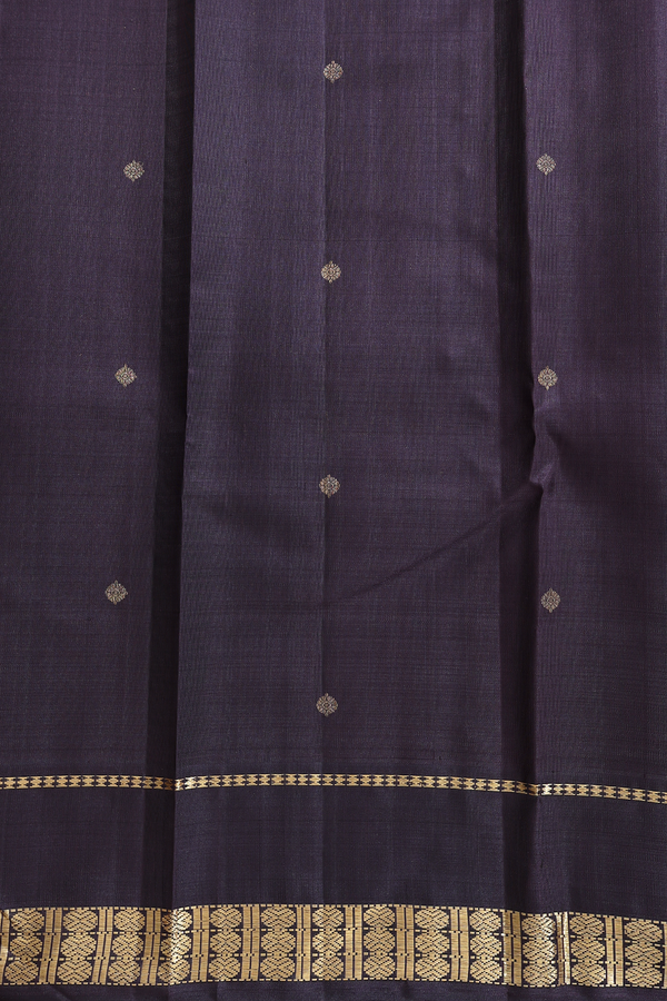 Kanchipuram Silk Saree In Pink With Checks Design