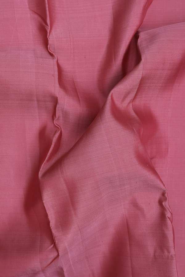 Kanchipuram Silk Saree In Mulberry With Contrast Border