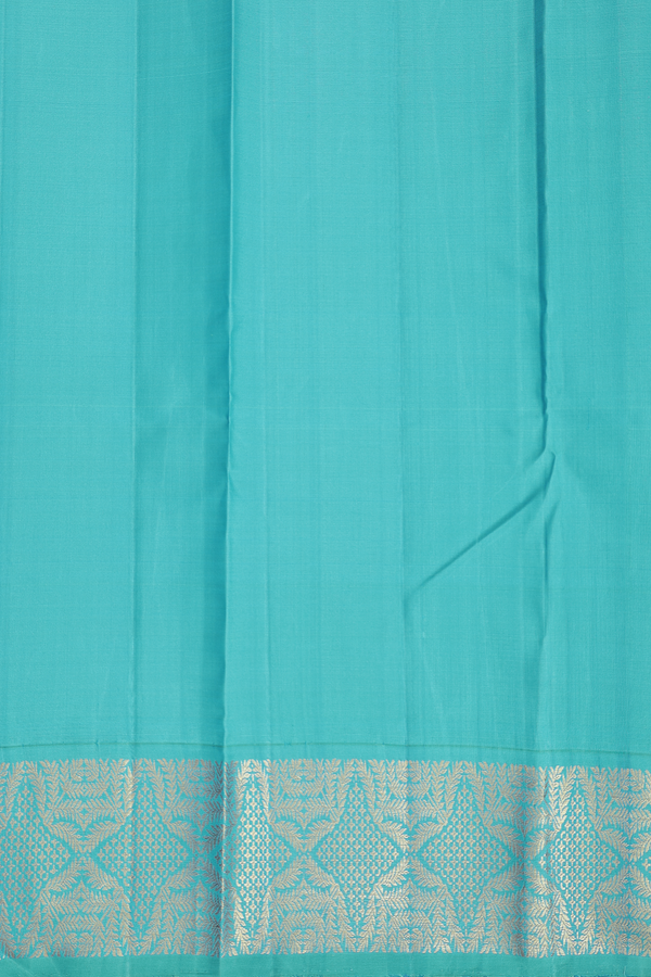 Kanchipuram Silk Saree In Pink With Diamond Buttas